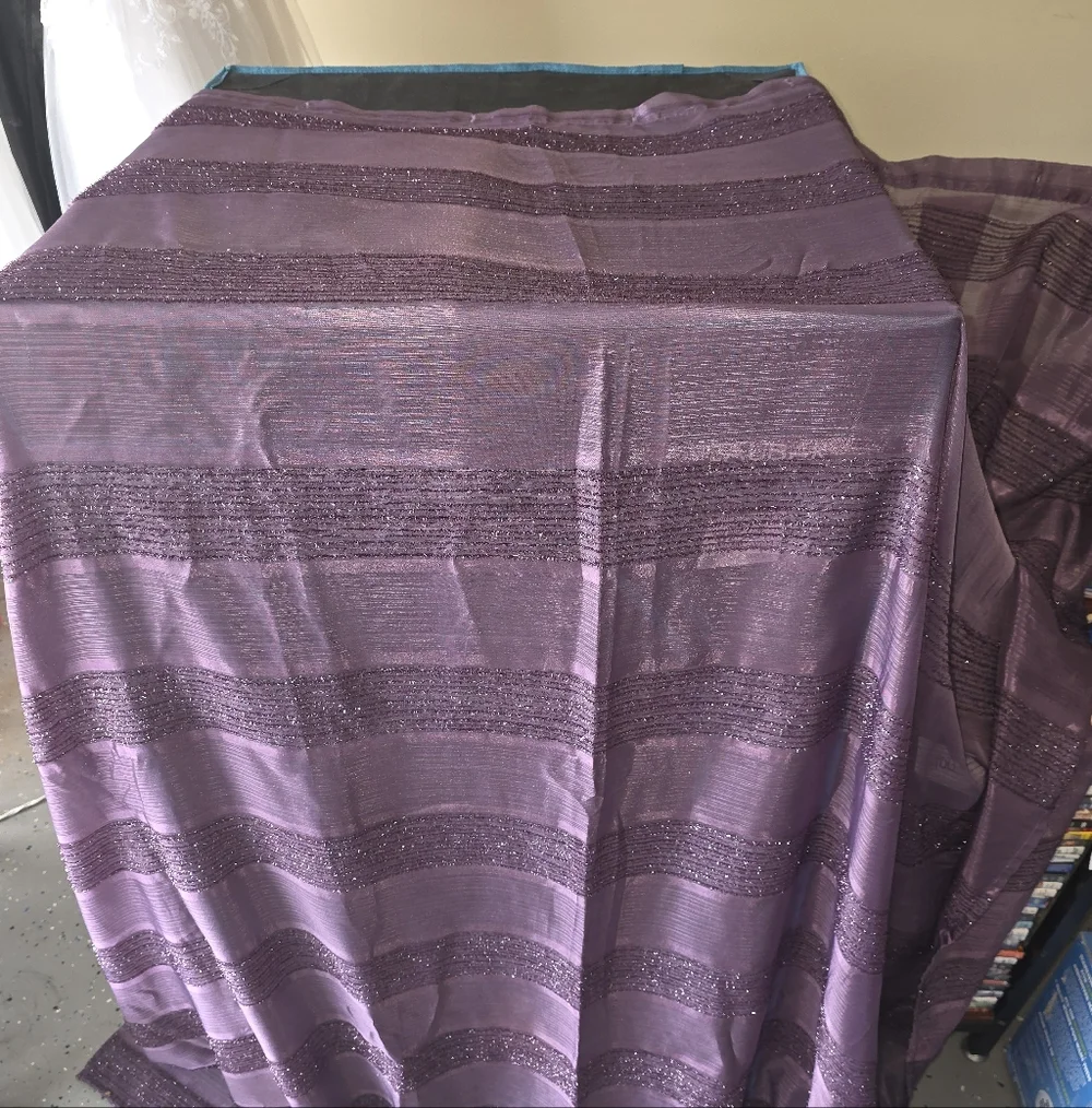 Purple Shower Curtain & Mat